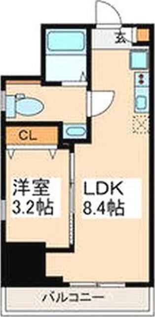 コンクレストSK町田(1LDK/7階)の間取り写真