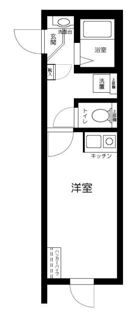 マーレ上北沢(ワンルーム/2階)の間取り写真