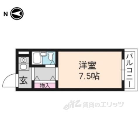 フェニックス樋口(1K/3階)の間取り写真