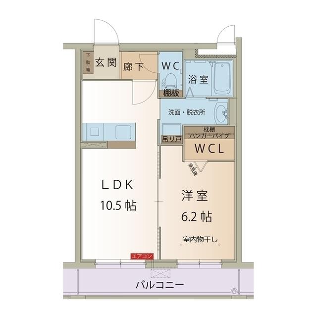 EL SA-TO(1LDK/3階)の間取り写真