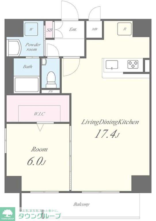 COMFORT RESIDENCE NIPPORI(1LDK/3階)の間取り写真