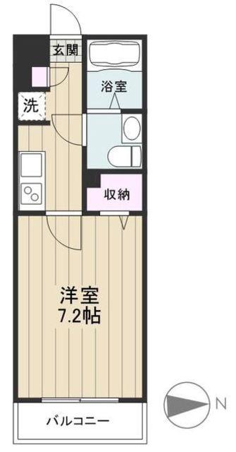 MAXIV西川口AZ TRE(1K/5階)の間取り写真