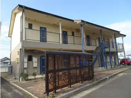 ハンナンハイツ(1K/1階)の外観写真