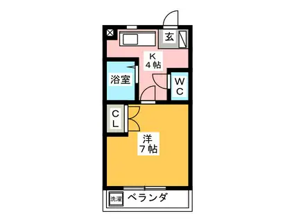 PARK SAID IWASAKI(1K/3階)の間取り写真