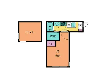 メゾン・ド・エム追浜(1K/1階)の間取り写真