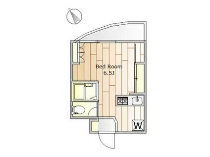 玉川B&Sビル(ワンルーム/3階)の間取り写真