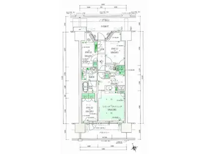 プライムパークス品川シーサイド ザ・レジデンス(3LDK/7階)の間取り写真