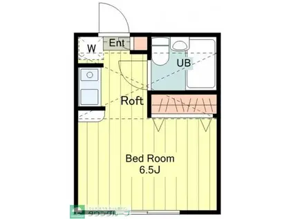 ル・グラン立川(1K/2階)の間取り写真