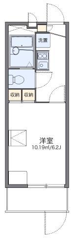 レオパレスノイヤマト(1K/1階)の間取り写真
