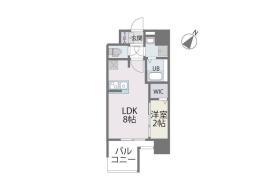 MODERNPALAZZO博多 ウエスト(1LDK/3階)の間取り写真