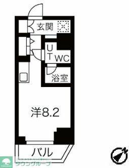 スパシエウインド横浜(ワンルーム/7階)の間取り写真