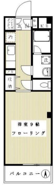 コモドパラッツォ本町(1K/2階)の間取り写真