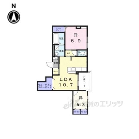 KB.メゾングレイス(2LDK/2階)の間取り写真