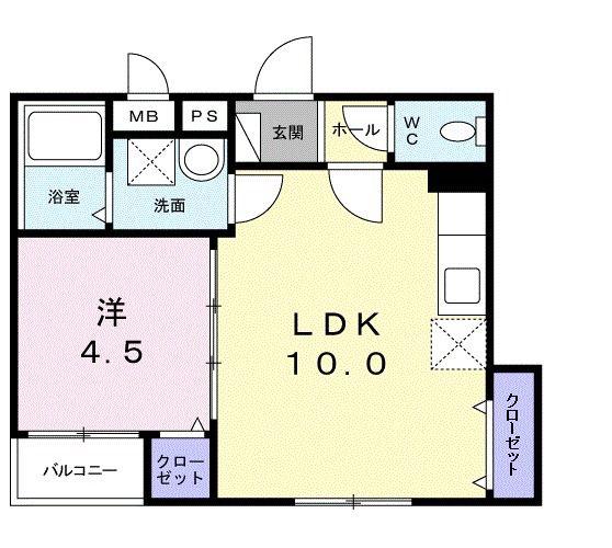セトル27(1LDK/2階)の間取り写真