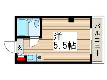 アルディハイム北新宿(ワンルーム/2階)の間取り写真