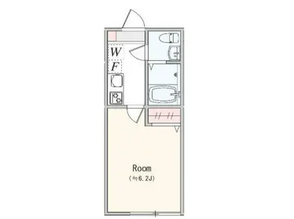 アザーレ・レーヴ淵野辺(1K/2階)の間取り写真