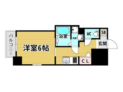 BONNY(1K/15階)の間取り写真