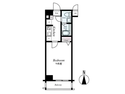 ARTESSIMO ARDITO (1K/2階)の間取り写真