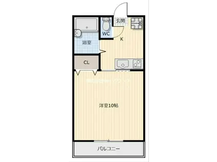 ドリーム館(1K/1階)の間取り写真