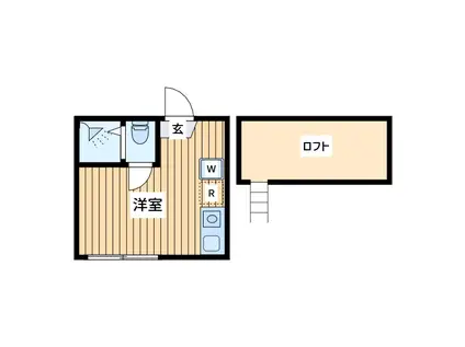 ティーエム古川町(ワンルーム/2階)の間取り写真