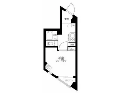 日神パレス北池袋(1K/1階)の間取り写真