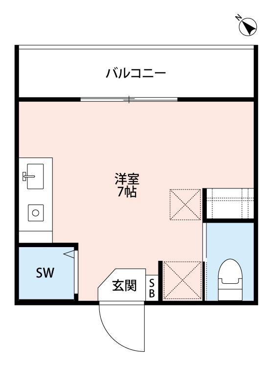 FIRSTORDER RESIDENCESファーストオーダー レジデ(ワンルーム/3階)の間取り写真