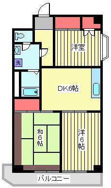 ニュー氷川ハイツ(3DK/3階)の間取り写真
