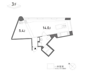 GROVE グローブ(1LDK/3階)の間取り写真