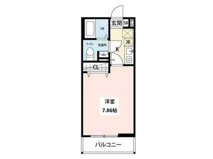 レガーロ瀬谷駅前(1K/1階)の間取り写真