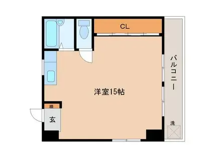 M-STYLE(ワンルーム/5階)の間取り写真