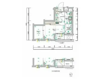 SYFORME KOMAGOMEII(2K/1階)の間取り写真