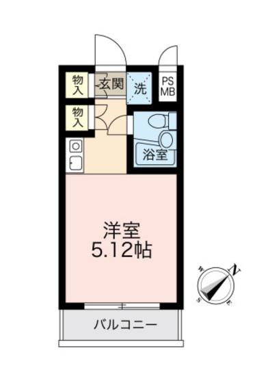 ライフプラス五日市三宅(ワンルーム/3階)の間取り写真