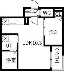 JACK KAMEZAKITAKANEI(1LDK/2階)の間取り写真