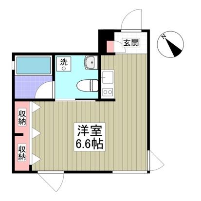 FARE中野VI(ワンルーム/4階)の間取り写真