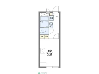 レオパレスTKテリー(1K/2階)の間取り写真