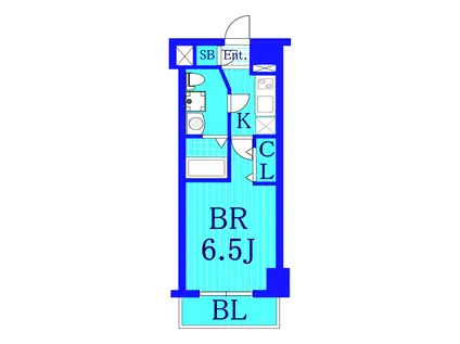 リヴシティ横濱インサイトツー(1K/3階)の間取り写真