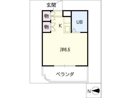 メゾン・ド・サージュ(ワンルーム/3階)の間取り写真