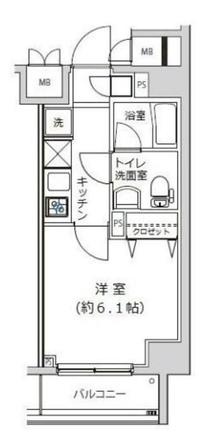 RISING PLACE 綾瀬二番館(1K/9階)の間取り写真