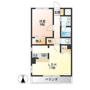 ベルタ カーサ(1LDK/3階)の間取り写真