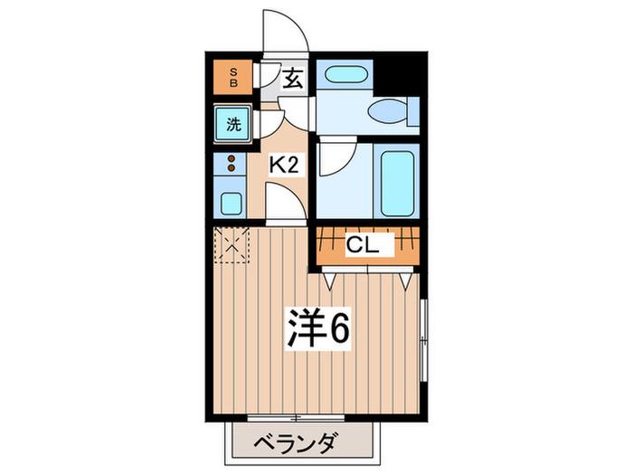 TILLEUL OKAMOTO(1K/3階)の間取り写真