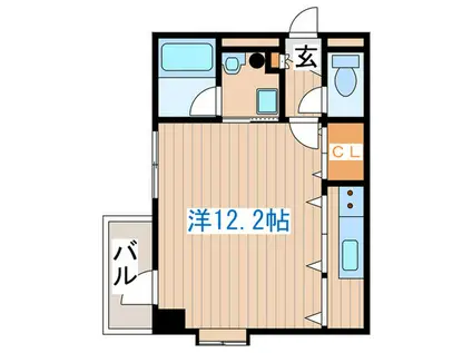 アイリブ創成南2条(ワンルーム/6階)の間取り写真