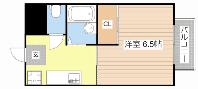 アトム7-ARK(1K/3階)の間取り写真