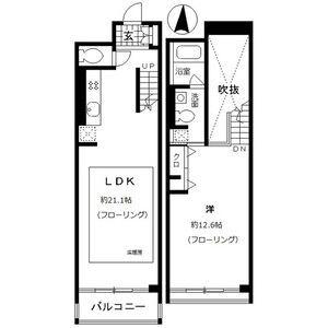 レジディア東桜II(1LDK/14階)の間取り写真