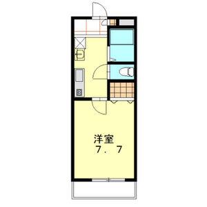オーシャンT(1K/3階)の間取り写真