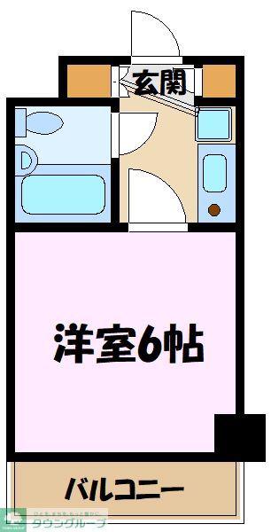 クリオたまプラーザ壱番館(ワンルーム/3階)の間取り写真