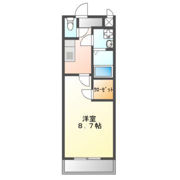 フジパレス吹田イーストII番館(1K/1階)の間取り写真