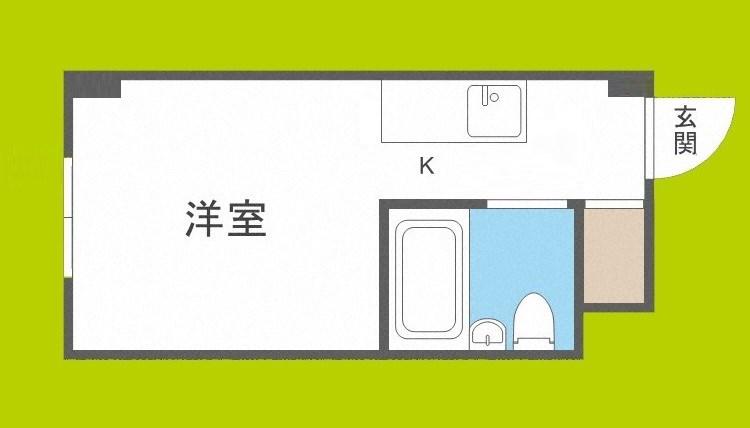 レガーレ関目(ワンルーム/6階)の間取り写真