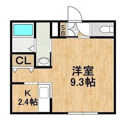 MAISON DE HIRO(1K/3階)の間取り写真