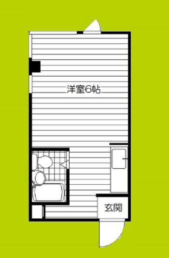 デイルーチェ上町イースト(ワンルーム/7階)の間取り写真