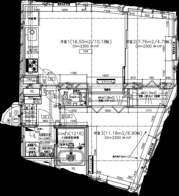 北品川2丁目工事PJ(2LDK/1階)の間取り写真